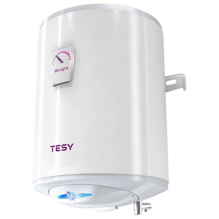 Boiler electric Tesy BiLight GCV303512B11TSR, putere 1200 W, capacitate 30 L, presiune 0.8 Mpa, izolatie 18 mm, instalare verticala, control mecanic, clasa energetica D, protectie sticla ceramica, tim