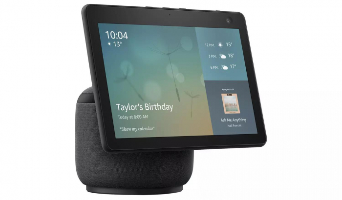 Boxa Inteligenta Amazon Echo Show 10 (3rd Gen), 10.1 Touchscreen, Camera 13 MP, Bluetooth, Wi-Fi, Negru