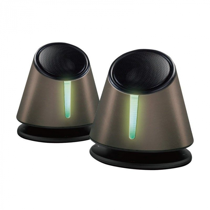 Boxe omega og118 2.0 6w, usb, verde