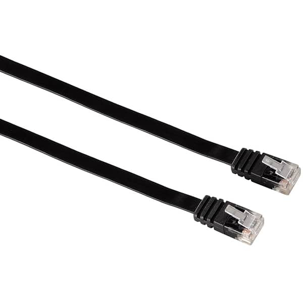 Cablu de retea UTP CAT 5e HAMA 39608, 5m, negru