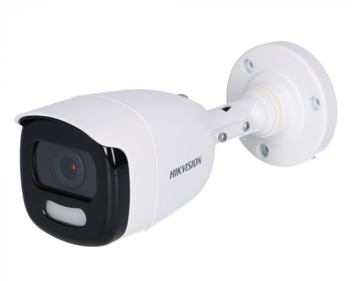Camera de supraveghere Hikvision Turbo HD Bullet DS-2CE10DFT-F (2.8mm); 2MP, Color Vu - imagini color pe timp de noapte, senzor: 2 MP CMOS, rezolutie: 1920 A 1080 25fps, iluminare: 0.0005 Lux (F1.0,