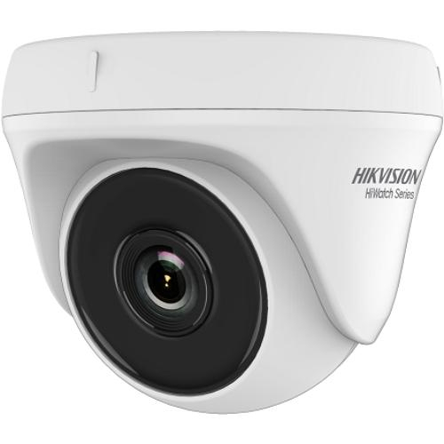 Camera de supraveghere Hikvision Turbo HD Dome HWT-T110-P-28; 1MP; seria HiWatch; CMOS Sensor, Indoor EXIR Eyeball, 20m IR, ICR, 0.01 Lux F1.2, 12 VDC, Smart IR, OSD Menu, 2.8mm Lens, Support 4 in 1 H
