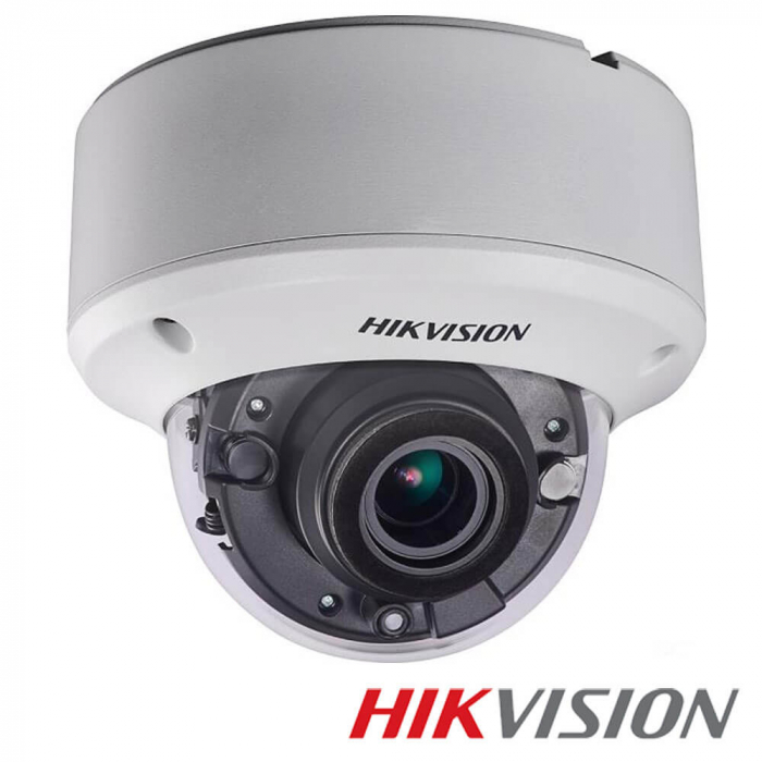 Camera de supraveghere Hikvision TurboHD Dome DS-2CE56D8T-VPIT3ZE(2.7- 13.5mm); 2MP; STARLIGHT Ultra-Low Light; 2 Megapixelhigh-performance CMOS; FULL HD 1080p 25fps; Color: 0.003 Lux (F1.2, AGC ON)