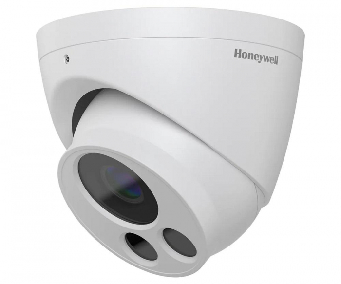 Camera Honeywell IP Dome seria 30, 5MP,HC30WE5R2,TDN, WDR 120dB, lentila varifocala motorizata 2.8-12mm, PoE, IP66, IK10, conform cu NDAA sectiunea 889, conform cu PCI-DSS, card SD 256GB, H.265, cript