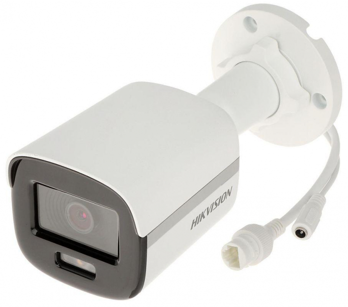 Camera supravegere hikvision ip bullet ds-2cd1047g0-l(2.8mm)c, 4mp, colorvu lite imagini color 24 7 (color si pe timp de noapte), senzor: 1 2.7 ...