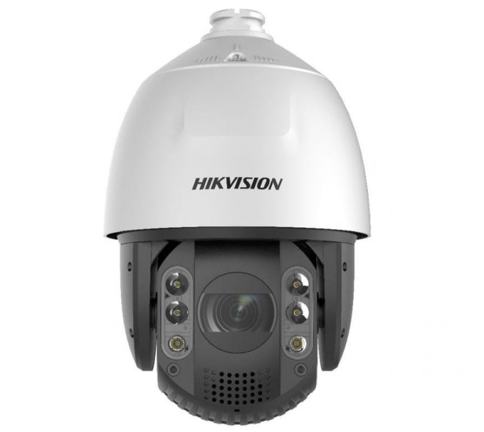Camera supraveghere Hikvision DS-2DE7A225IW-AEB T5;327000457;2MP, Acusens - filtrarea alarmelor false dupa corpul uman si masini, low- light performance powered by DarkFighter, alarma vizuala flash lu
