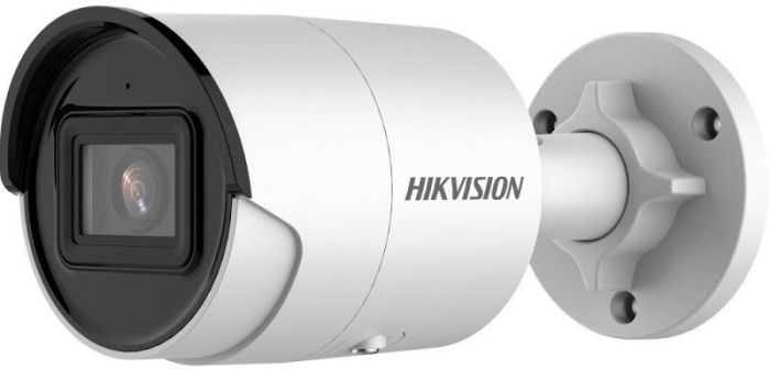 Camera supraveghere Hikvision IP bullet DS-2CD2046G2-IU(2.8mm)C, 4 MP, low-light powered by DarkFighter, Acusens -Human and vehicle classificati...
