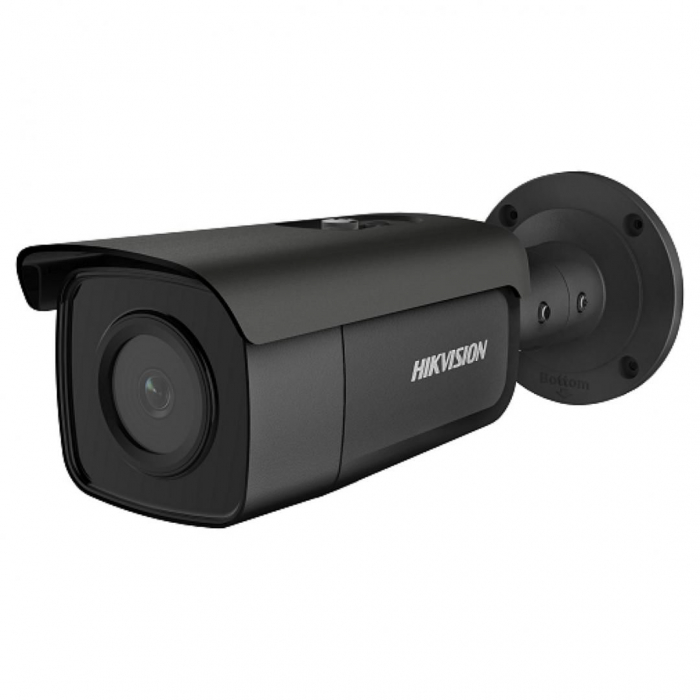 Camera supraveghere Hikvision IP bullet DS-2CD2646G2-IZS(C)(2.8-12mm) Black, 4MP, culoare neagra, Acusens - filtrarea alarmelor false dupa corpul...