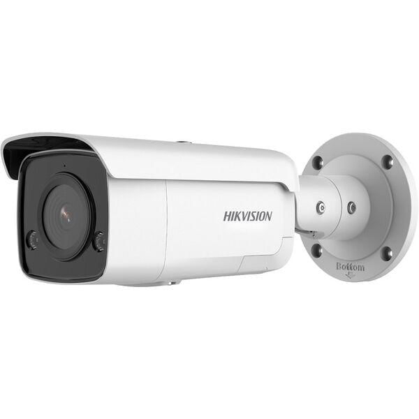 Camera supraveghere Hikvision IP bullet DS-2CD2T46G2-ISU SL(4mm)C, 4MP, Acusens - filtrarea alarmelor false dupa corpul uman si masini, alarma vi...