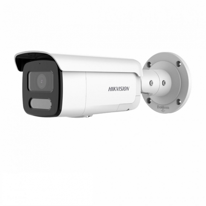 Camera supraveghere Hikvision IP bullet DS-2CD2T47G2-LSU SL(2.8mm)C, 4MP, ColorVu - imagini color 24 7 (color si pe timp de noapte-F1.0 super-aperture), Acusens -Human and vehicle classification alarm