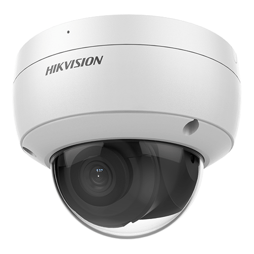 Camera supraveghere Hikvision IP dome DS-2CD2163G2-IU(2.8mm), 6MP, AcuSens - filtrarea alarmelor false dupa corpul uman si masini, microfon audio...