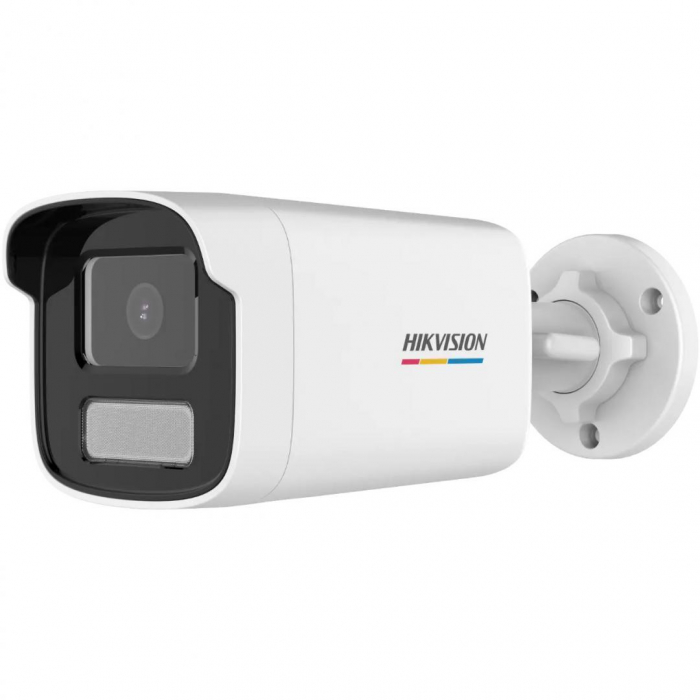 Camera supraveghere Hikvision IP DS-2CD1T27G0-L(4mm)(C) 2 MP ColorVu Fixed Bullet, Image Sensor:1 2.8 Progressive Scan CMOS, Color: 0.001 Lux (F1.0, AGC ON), B W: 0 Lux with white light Up to 50 m