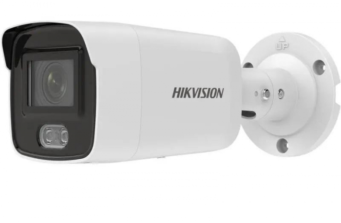 Camera supraveghere Hikvision IP DS-2CD2027G2-LU 2.8mm C 2 MP ColorVu Fixed Mini Bullet , Image Sensor 1 2.8 Progressive Scan CMOS, Wide Dynamic Range 120 dB, -U: Built-in microphone for real-time au