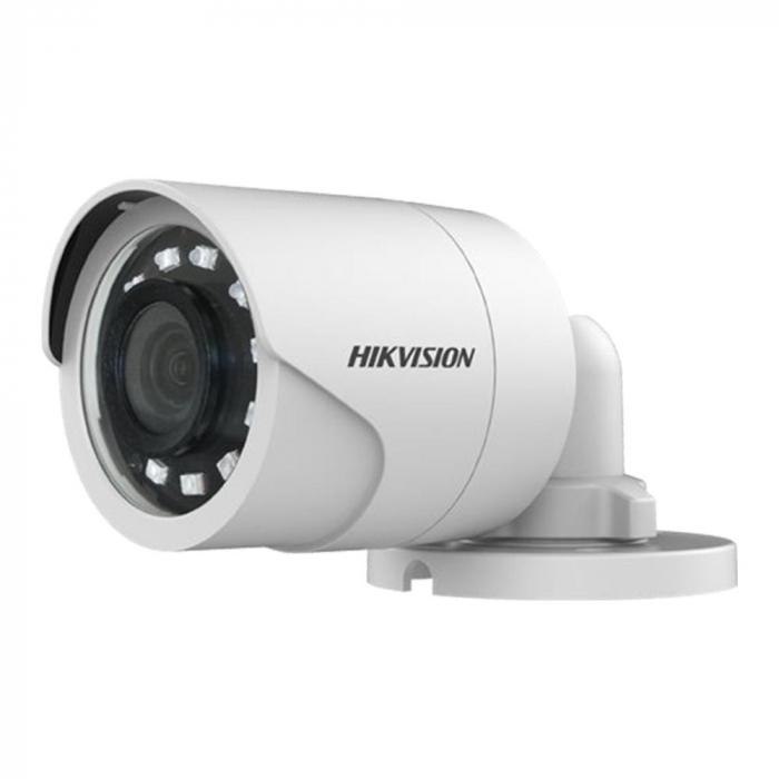 Camera supraveghere Hikvision Turbo HD bullet, DS-2CE16D0T-IRF(3.6mm) (C); 2MP, 2MP CMOS Sensor, rezolutie 1920 (H) A 1080 (V) 25FPS, iluminare: 0.01 Lux (F1.2, AGC ON), 0 Lux with IR, lentila fixa: 3
