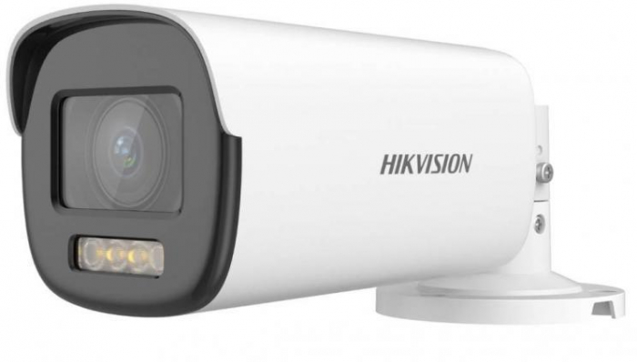 Camera supraveghere hikvision turbo hd bullet ds-2ce19df8t-aze(2.8- 12mm), 2mp, colorvu lite - imagini color 24 7 (color pe timp de noapte), poc,...