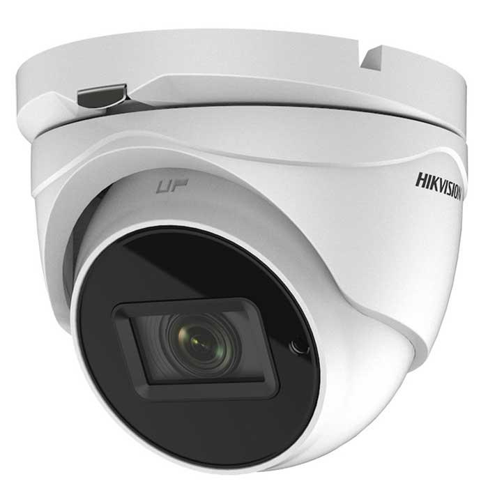 Camera supraveghere Hikvision Turbo HD dome DS-2CE76H0T-ITMFS(2.8mm); 5 MP; Audio over coaxial cable, microfon audio incorporat; 5 MP CMOS; rezolutie: 2560 (H) A 1944 (V) 20FPS; iluminare: 0.01 Lux (