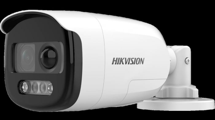 Camera supraveghere Hikvision TURBO X ColorVu DS-2CE12DFT-PIRXOF28(2.8mm); 2MP, ColorVu, imagini color 24 7, detectie PIR, alarma audio si alarma...