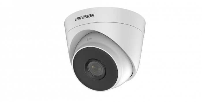Camera supraveghere Hikvision TurboHD turret DS-2CE56D0T-IT3F(2.8mm)(C); 2MP, megapixel high performance CMOS, rezolutie: 1920 (H) A 1080 (V) 25FPS, iluminare: 0.01 Lux (F1.2, AGC ON), 0 Lux with IR,