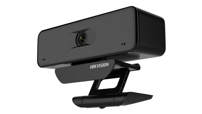 Camera web 4K Hikvision DS-U18(3.6mm), Plug-and-play, rezolutie: 8MP (3840 A 2160 30fps), microfon audio incorporat (microfon omnidirectional 360...
