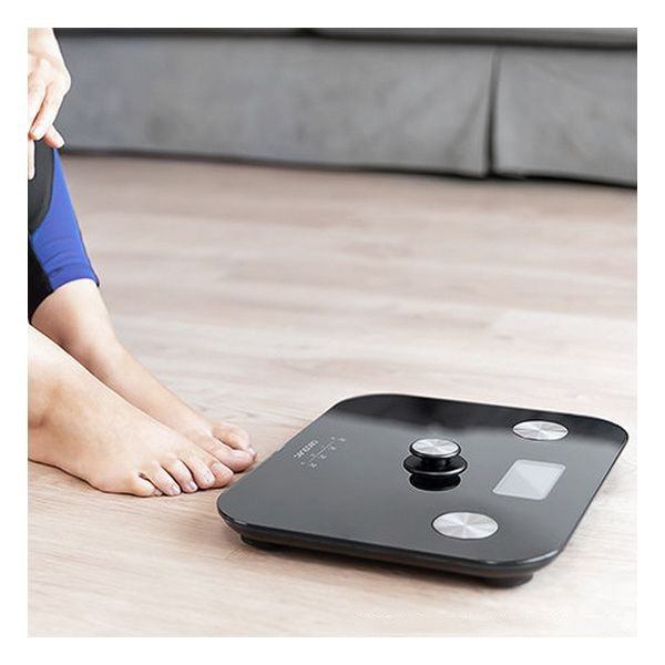 Cantar Digital de Baie Cecotec EcoPower 04253 Full Healthy LCD 180 kg Negru [4]
