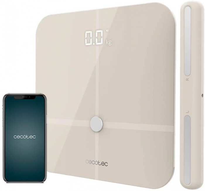 Cantar digital de baie cecotec surface precision 10600 smart healty pro beige