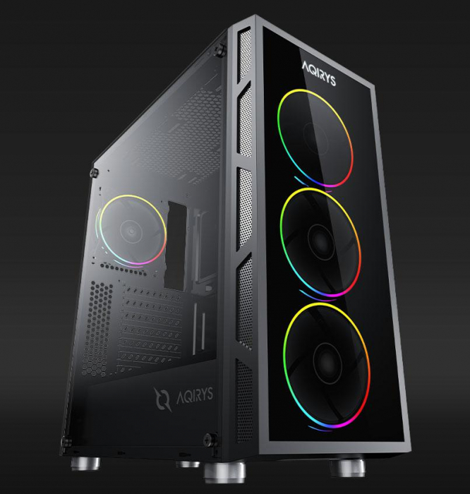 Carcasa Aqirys Antares Midi Tower Black RGB