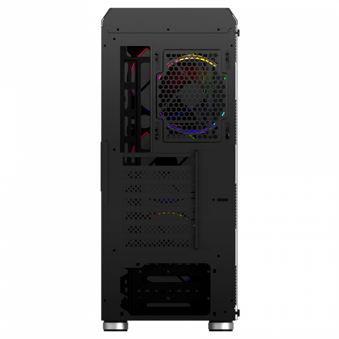 Carcasa njoy acrux, middle tower, atx, fara sursa, black