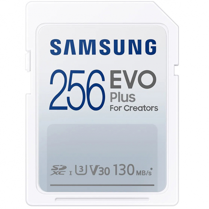 Card de memorie Samsung Full SDEVO Plus, 256GB, 130MB s