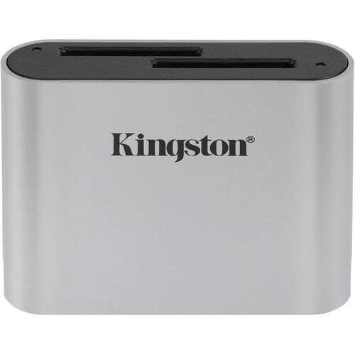 Card reader Kingston, USB 3.2, Supported Cards: UHS-II SD cards Backwards-compatible with UHS-I SD cards