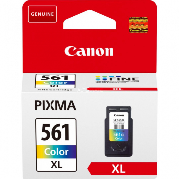 Cartus cerneala Canon CL-561XL, color, capacitate 12.2ml 300 pagini, pentru PIXMA TS5350, PIXMA TS5351, PIXMA TS5352.
