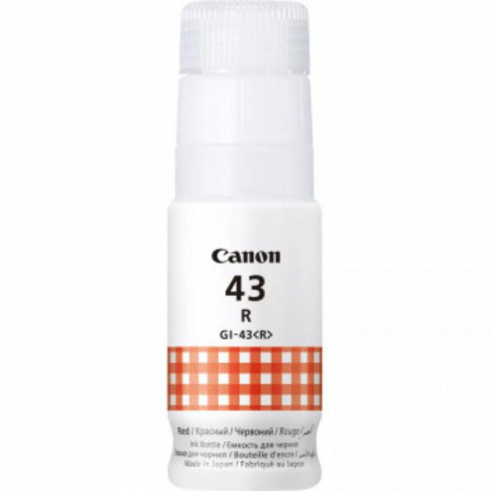 Cartus cerneala Canon GI-43R, culoare red, capacitate 3800 pagini,60ml,pentru Canon Pixma G540, G640.