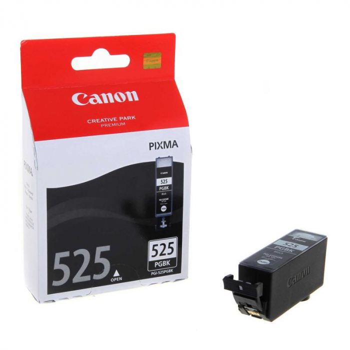 Cartus cerneala Canon PGI-525PGBK, black, capacitate 1500 pagini, pentru Canon Pixma IP4850, Pixma IP4950, Pixma IX6550, Pixma MG5150, Pixma MG5250, Pixma MG5350, Pixma MG6150, Pixma MG6250, Pixma MG8
