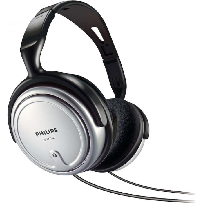 Casti Audio Over-Ear Philips, SHP2500 10, cu fir, Negru