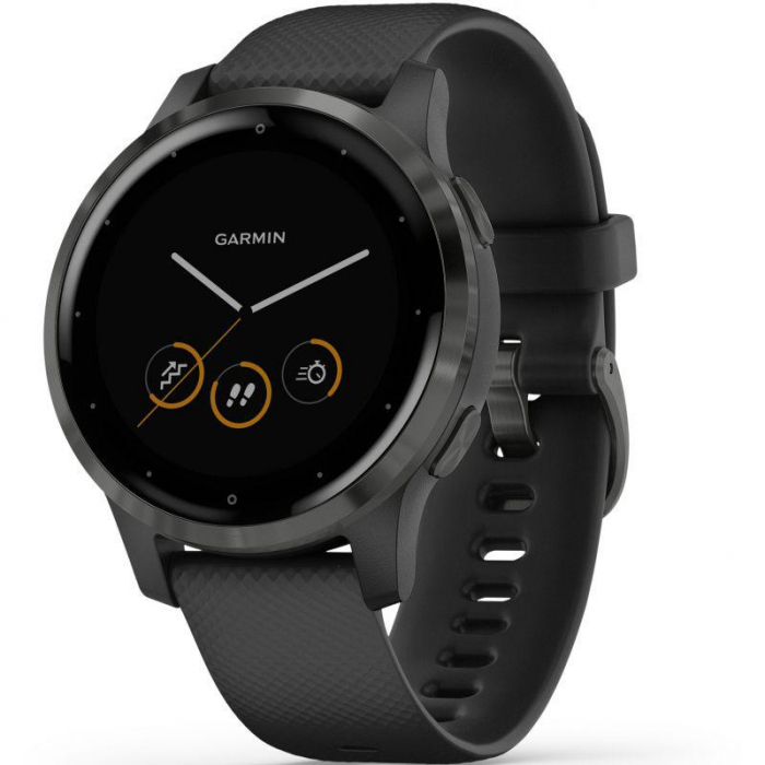 Ceas Smartwatch Garmin Vivoactive 4S, Black Slate