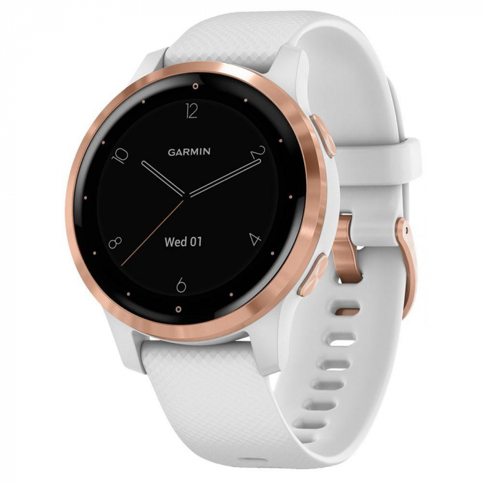 Ceas Smartwatch Garmin Vivoactive 4S, White Rose Gold SEU