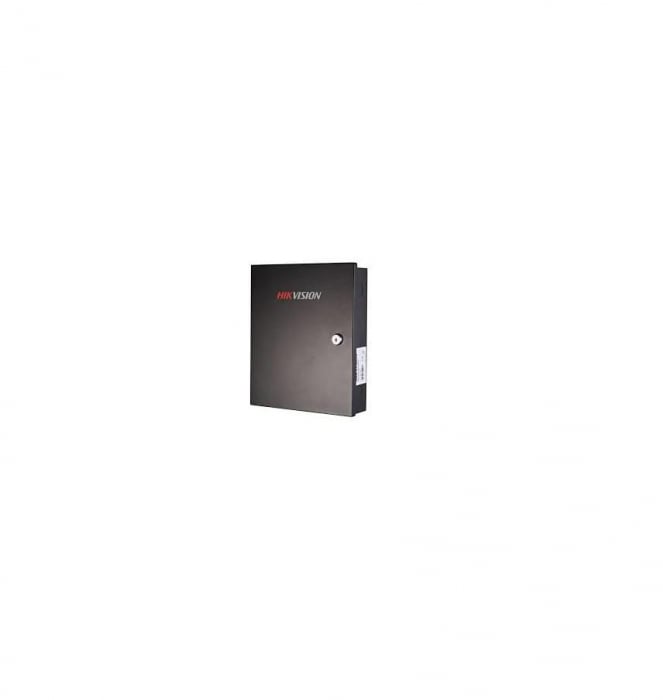 Centrala control acces Hikvision DS-K2804 pentru 4 usi(4cititoare)Four-door Access Controller, Accessible Card Reader: 4Wiegandreaders;Input inte...