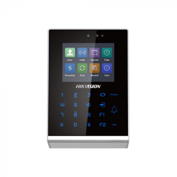 Cititor control access stand-alone Hikvision Pro Series DS-K1T105AM, capacitate carduri Mifare: 100000, capacitate evenimente: 300000, distanta citire card: 0 la 5 cm, suporta RS-485 and Wiegand (26