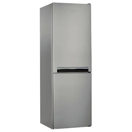 Combina frigorifica Indesit LI7S1ES, Capacitate 308 l, Clasa F, Fast cooling, Less frost, Fresh box, H 176 cm, Argintiu