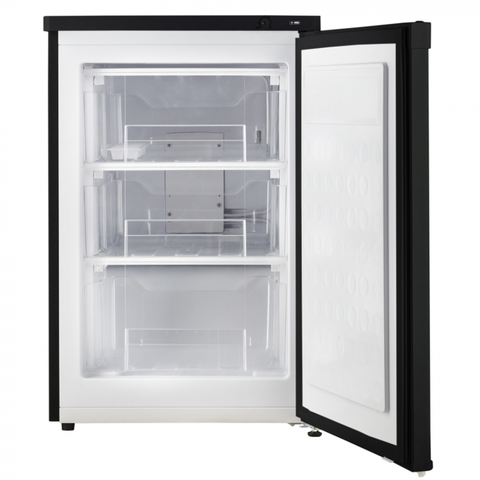 Congelator STARCREST SUF-86BK, Clasa E, Capacitate 80 L, 3 sertare, H 84.5 cm, Negru [2]