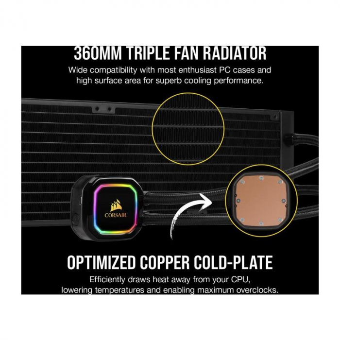Cooler CPU Corsair iCUE H150i RGB PRO XT