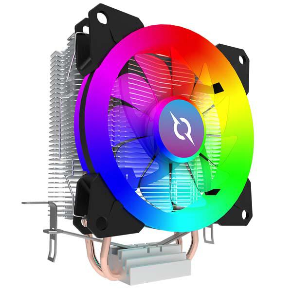 Cooler procesor AQIRYS Puck Pro RGB Compatibil Intel AMD suporta TDP maxim de 130W dimensiuni reduse pentru compatibilitate cu PC-uri compacte (152 mm inaltime) luminare RGB (silentios, control PWM) ,