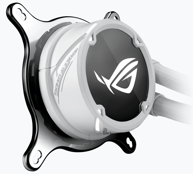 Cooler procesor asus rog strix lc 240, white, compatibil amd intel
