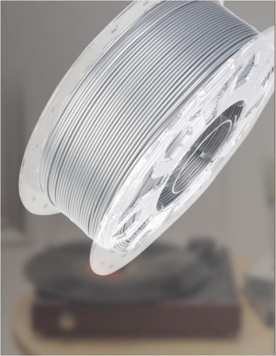 CREALITY CR PLA 3D Printer Filament, white, Printing temperature: 190-220, Filament diameter: 1.75mm, Tensile strength: 60MPa, Size of filament wheel: Diameter 200mm, height 66mm, hole diameter 56mm.