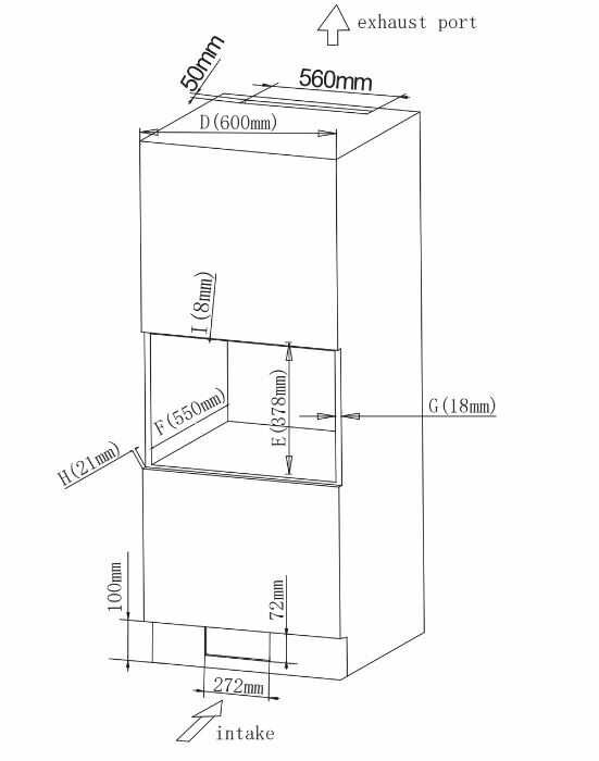 Cuptor cu microunde incorporabil STARCREST SMW-BI20X, 20 L, 800 W, Grill, Control Digital, Display LCD, Inox [3]