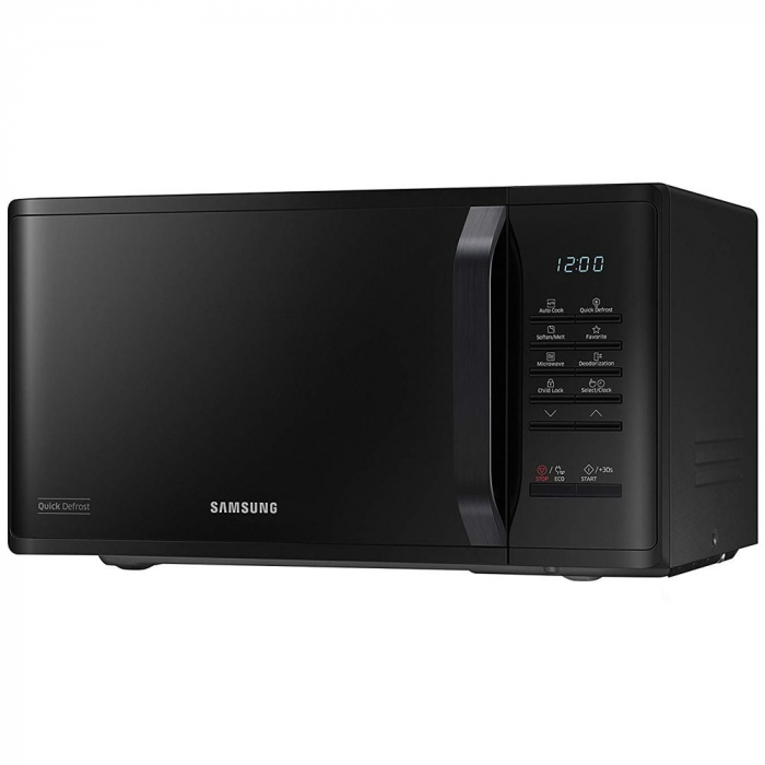 Cuptor cu microunde Samsung MS23K3513, 23 l, Digital, Quick Defrost, 800 W, Negru