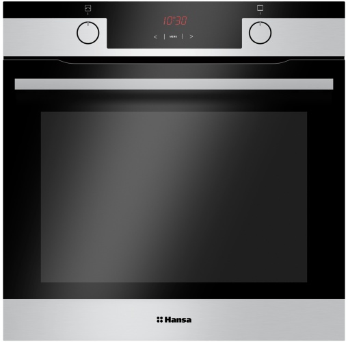 Cuptor incorporabil hansa boeis694097, capacitate 77 l, 11 functii, grill, timer electronic, clasa a, inox