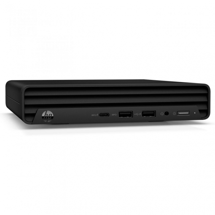 Desktop HP 260 G9 Desktop Mini cu procesor Intel Core i3-1215U, video integrat Intel UHD Graphics, RAM 8GB, SSD 256GB, HP Black 125 Wired Keyboard, HP Black 125 USB Mouse, Black, FreeDOS, 1yw