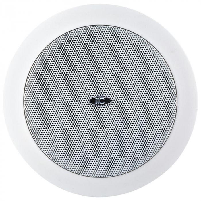 Difuzor incastrabil (Ceiling Speaker) ITC T-105U, pentru sisteme de Public Address (PA), trepte 1.5W-3W-6W 100V, speaker 5inch, SPL(1W 1M) 89dB, frequency response 80-18KHz, cutout 145mm, carcasa ABS,