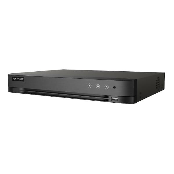 DVR 16 canale Turbo HD Hikvision iDS-7216HQHI-M1 S(C), 4MP, Acusense - deep learning-based motion detection 2.0 pentru toate canalele, clasificar...