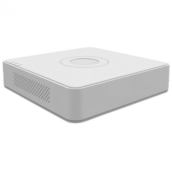 DVR 4 canale Turbo HD Hikvision DS-7104HGHI-F1(S); 2MP; inregistrare 4 canale audio si video over coaxial, pentru camere TurboHD cu audio over coaxial, compresie: H.264+ H.264; inregistrare: 1080p lit